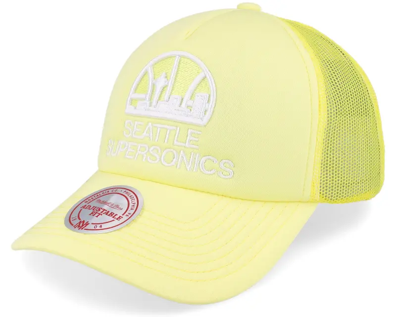 Mitchell & Ness Seattle Supersonics Nba Pastel Yellow Trucker online