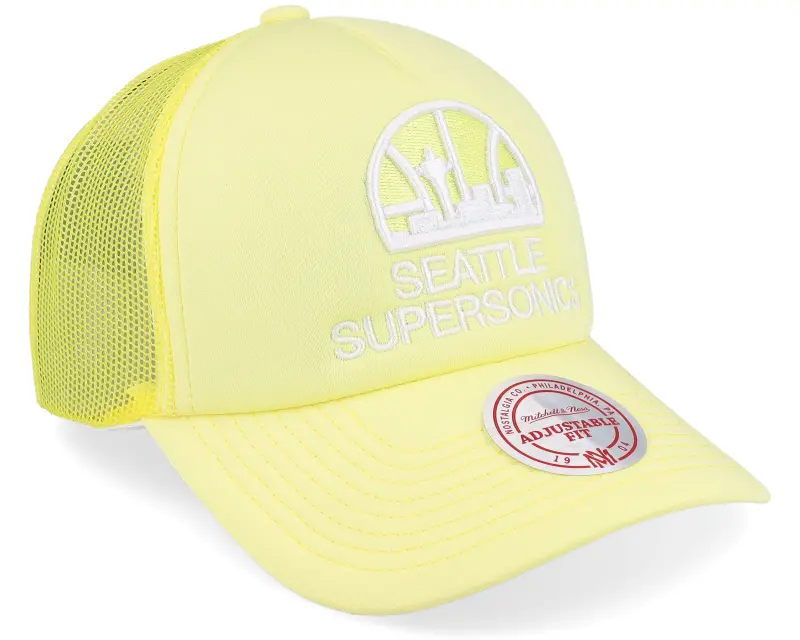 Mitchell & Ness Seattle Supersonics Nba Pastel Yellow Trucker online