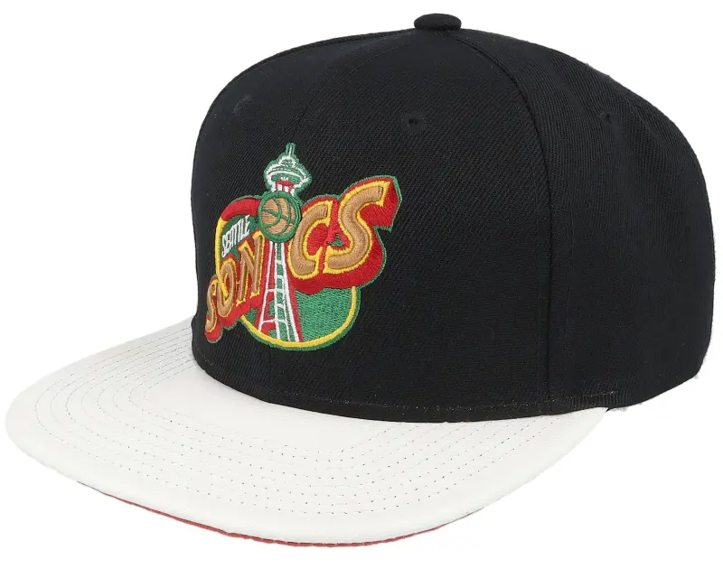 Mitchell & Ness Seattle Supersonics SSBSTS Hwc Black/White Snapback online