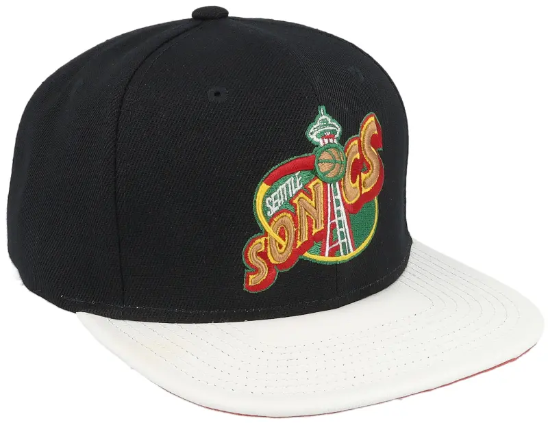 Mitchell & Ness Seattle Supersonics SSBSTS Hwc Black/White Snapback online