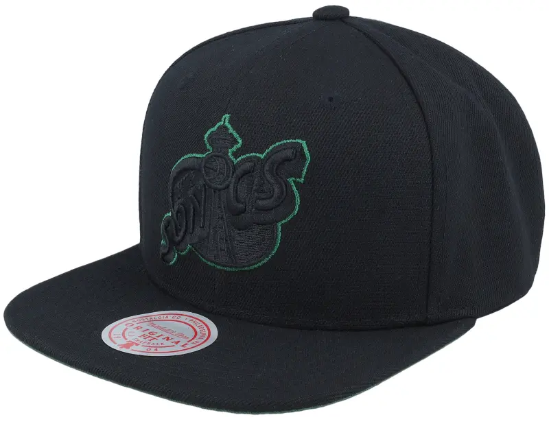 Mitchell & Ness Seattle Supersonics Tc Bottoms Black Snapback online