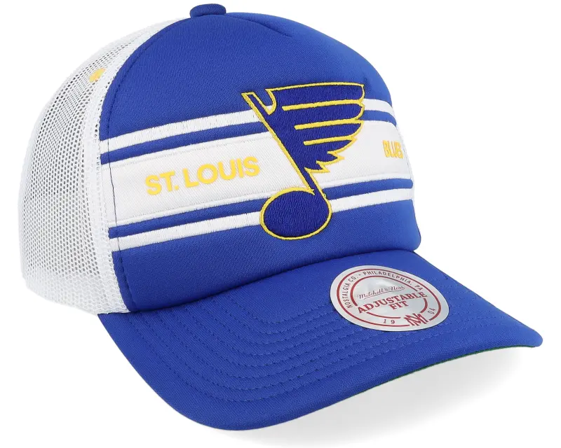Mitchell & Ness St. Louis Blues Sideline Vintage Blue/White Trucker online
