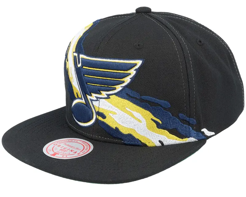 Mitchell & Ness St. Louis Blues Vintage Paintbrush Black Snapback online