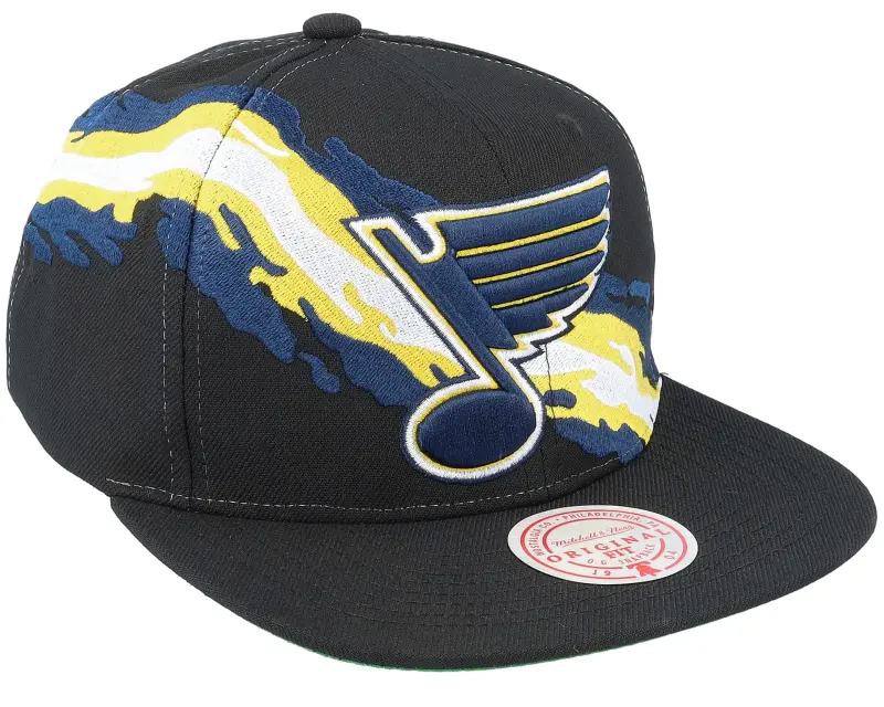 Mitchell & Ness St. Louis Blues Vintage Paintbrush Black Snapback online