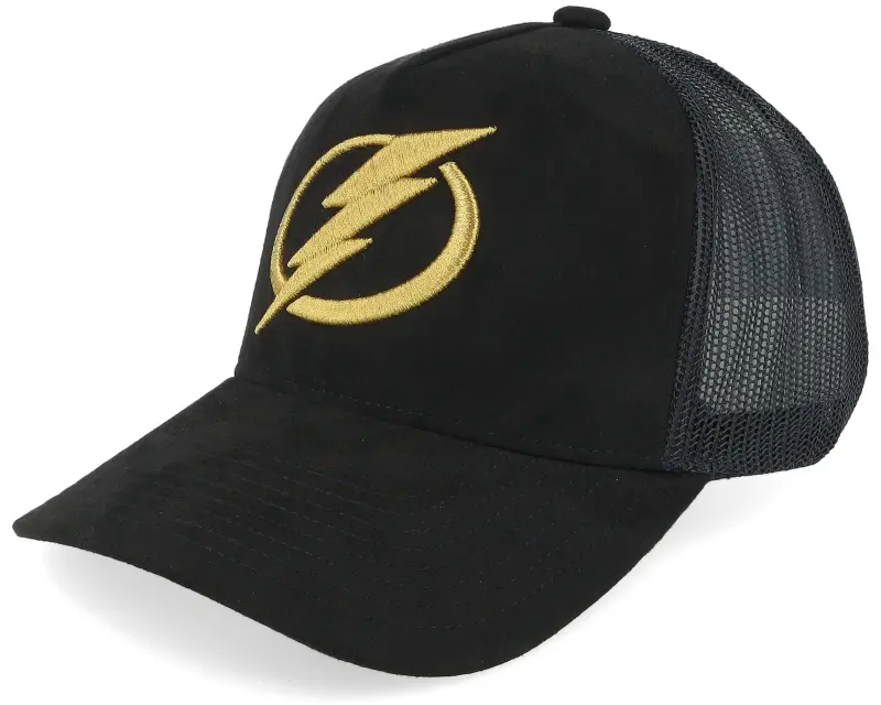 Mitchell & Ness Tampa Bay Lightning Suede Black Trucker online