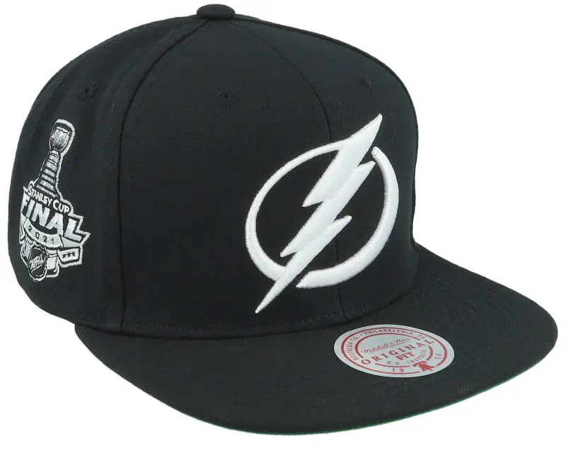 Mitchell & Ness Tampa Bay Lightning Top Spot Black Snapback online