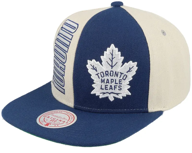 Mitchell & Ness Toronto Maple Leafs Pop Panel Off White/Blue Snapback online