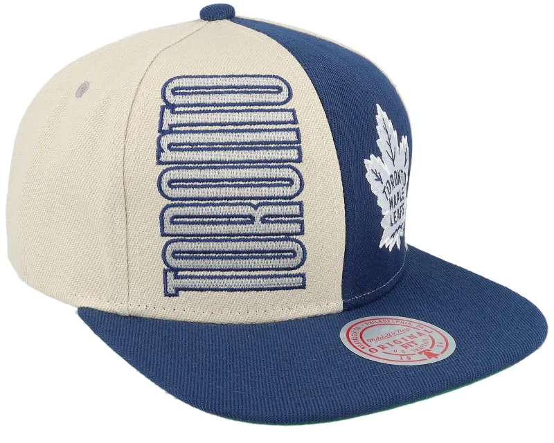 Mitchell & Ness Toronto Maple Leafs Pop Panel Off White/Blue Snapback online