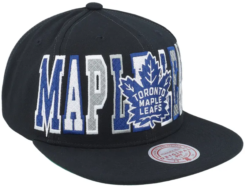 Mitchell & Ness Toronto Maple Leafs Varsity Bust Black Snapback online