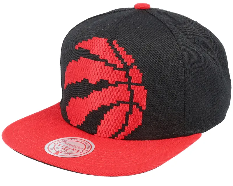 Mitchell & Ness Toronto Raptors 8 Bit Xl Black/Red Snapback online