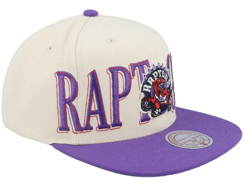 Mitchell & Ness Toronto Raptors Across The Board Hwc Cream/Purple Snapback online