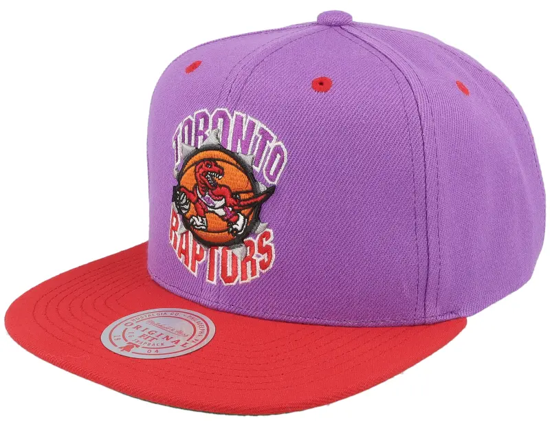 Mitchell & Ness Toronto Raptors Breakthrough Purple/Red Snapback online