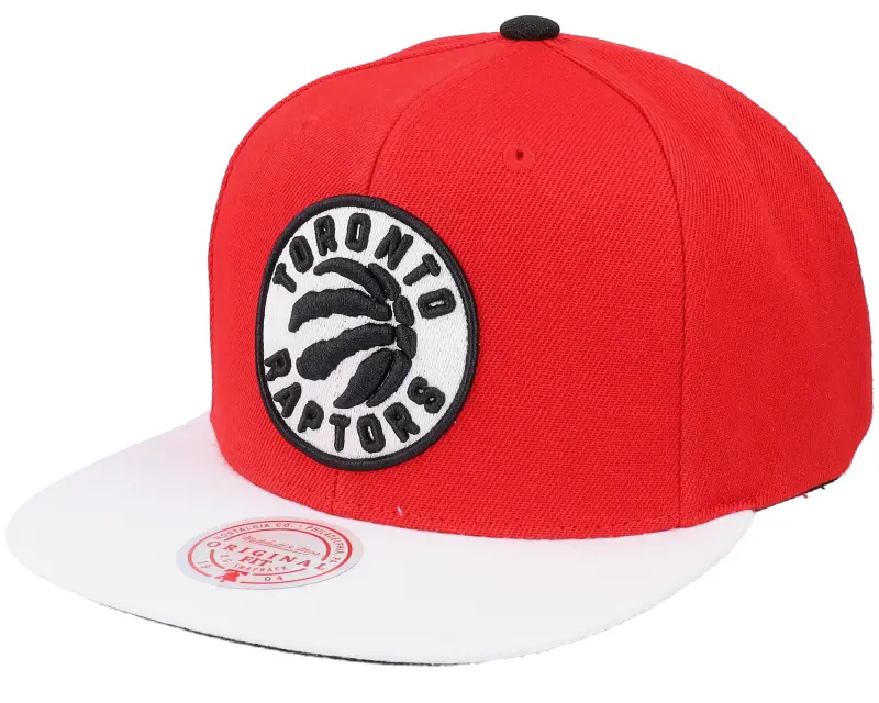 Mitchell & Ness Toronto Raptors Cardinal Red 2 Tone Scarlet/white Snapback online