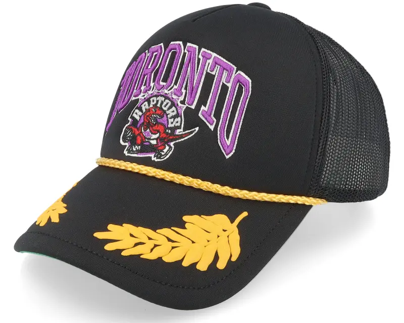 Mitchell & Ness Toronto Raptors Gold Leaf Hwc Black Trucker online