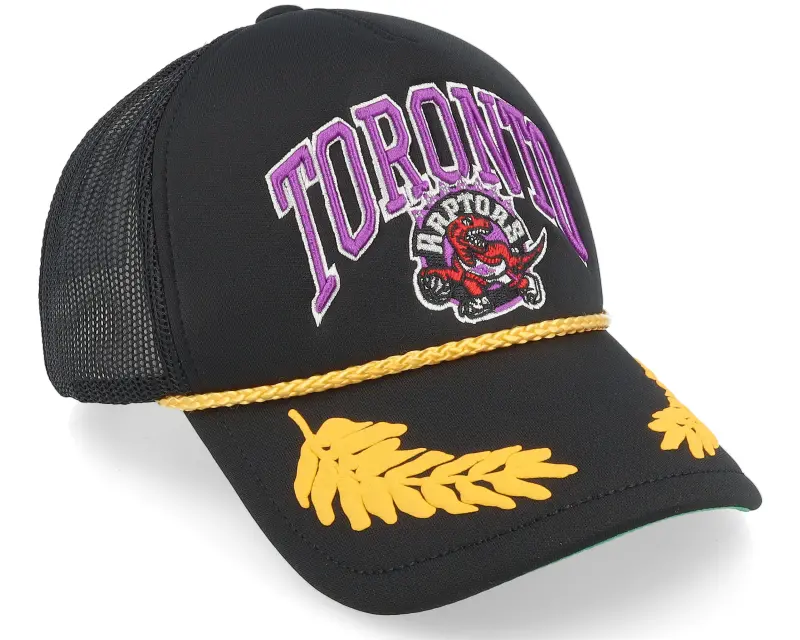 Mitchell & Ness Toronto Raptors Gold Leaf Hwc Black Trucker online