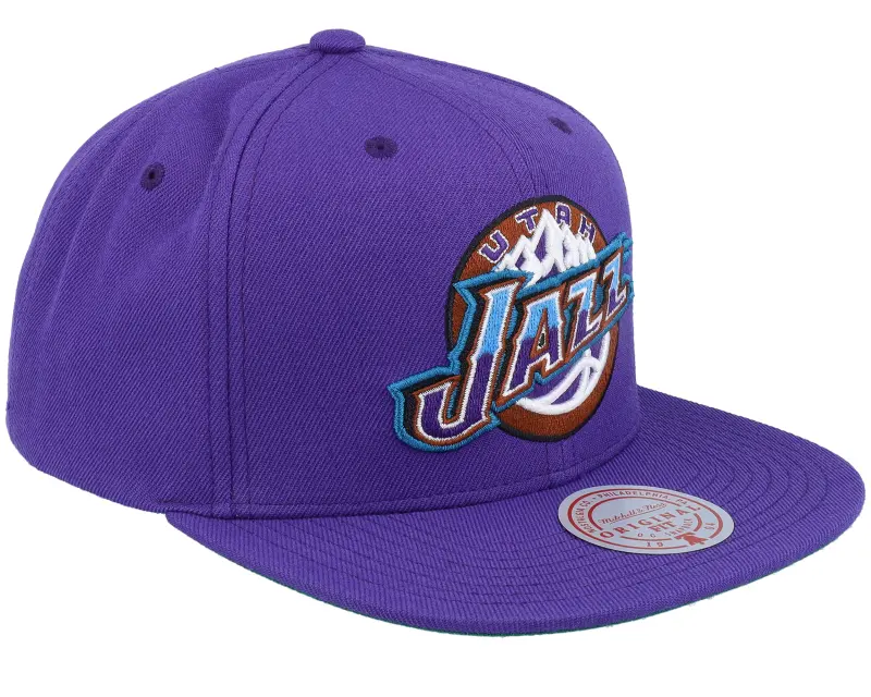 Mitchell & Ness Utah Jazz Team Ground 2.0 Hwc Purple Snapback online