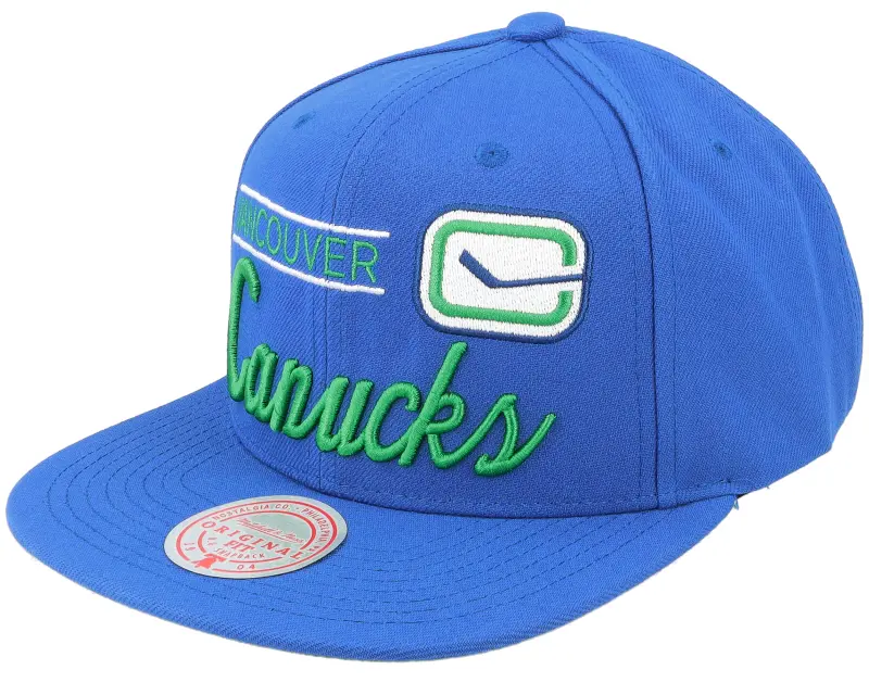 Mitchell & Ness Vancouver Canucks Retro Lock Up Blue Snapback online