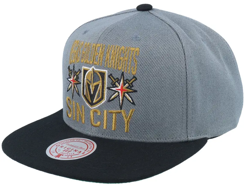 Mitchell & Ness Vegas Golden Knights City Love Grey/Black Snapback online