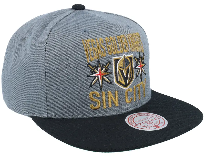 Mitchell & Ness Vegas Golden Knights City Love Grey/Black Snapback online