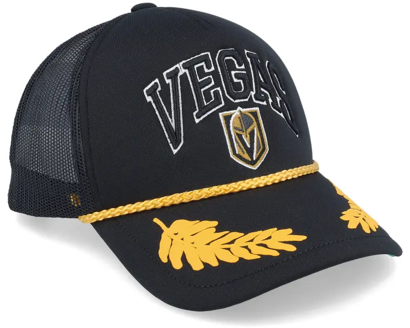 Mitchell & Ness Vegas Golden Knights Gold Leaf Hwc Black Trucker online