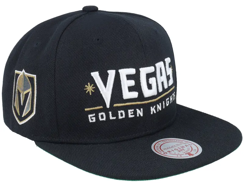 Mitchell & Ness Vegas Golden Knights Triple Play Black Snapback online