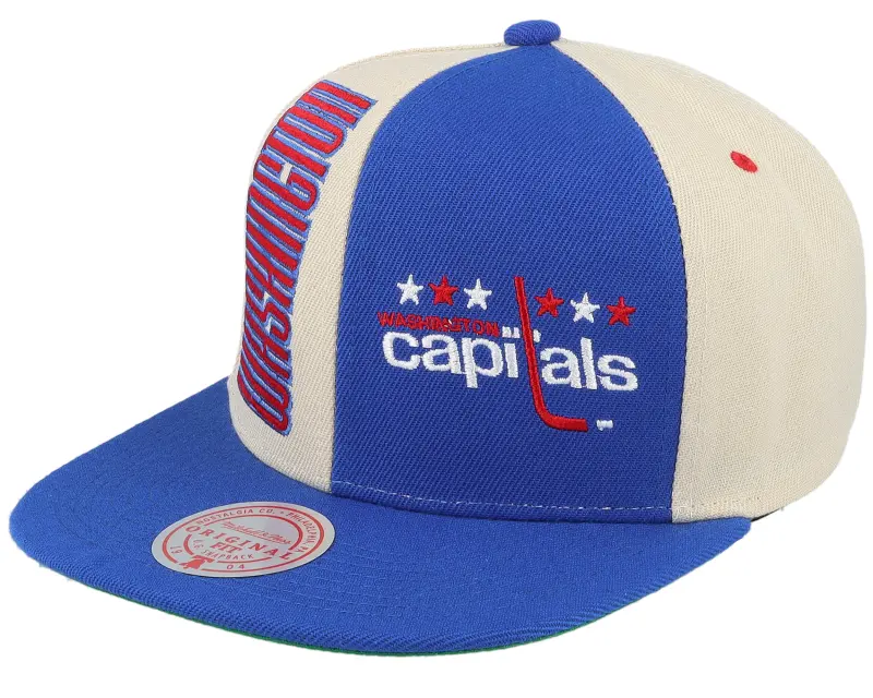 Mitchell & Ness Washington Capitals Pop Panel Off White/Royal Snapback online