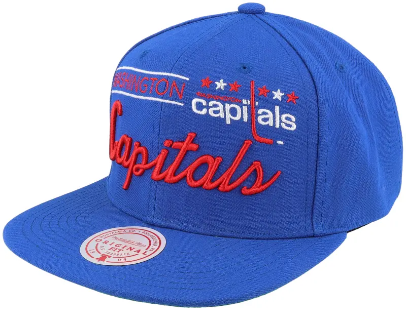 Mitchell & Ness Washington Capitals Retro Lock Up Blue Snapback online