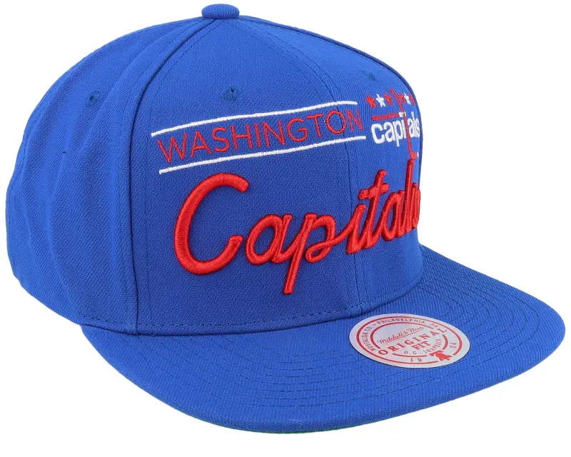 Mitchell & Ness Washington Capitals Retro Lock Up Blue Snapback online