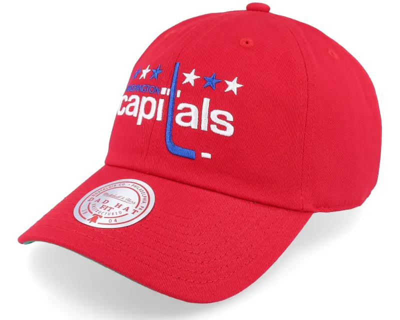 Mitchell & Ness Washington Capitals Team Ground 2.0 Dad Red Dad Cap online