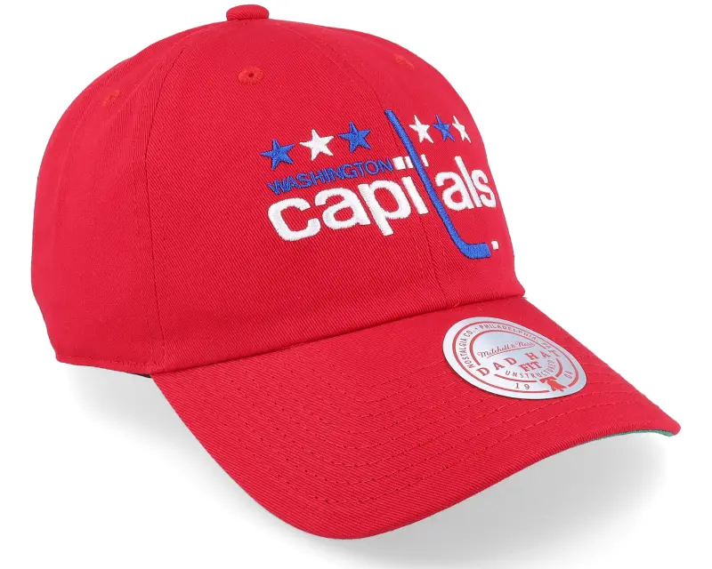 Mitchell & Ness Washington Capitals Team Ground 2.0 Dad Red Dad Cap online