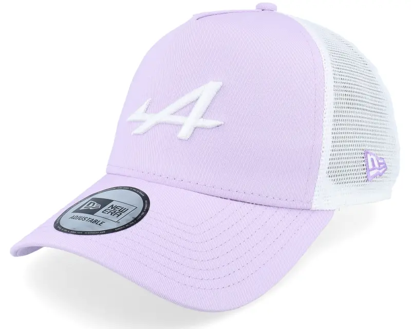 New Era Alpine F1 24 Seasonal Lilac/White E-Frame Trucker online