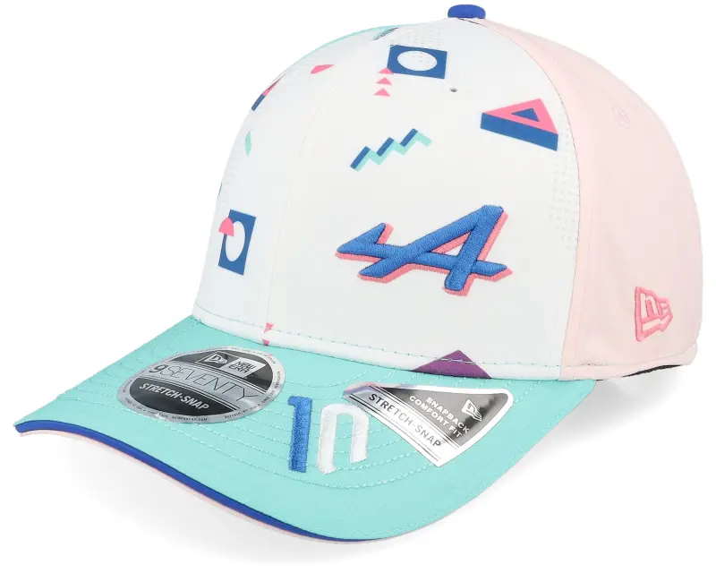 New Era Alpine F1 25 Gasly Miami 9SEVENTY White/Pink/Teal Adjustable online