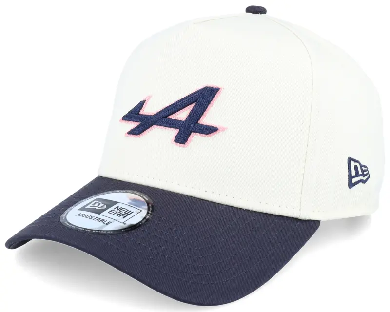 New Era Alpine F1 Chain Stitch Stone/Navy E-frame Trucker online