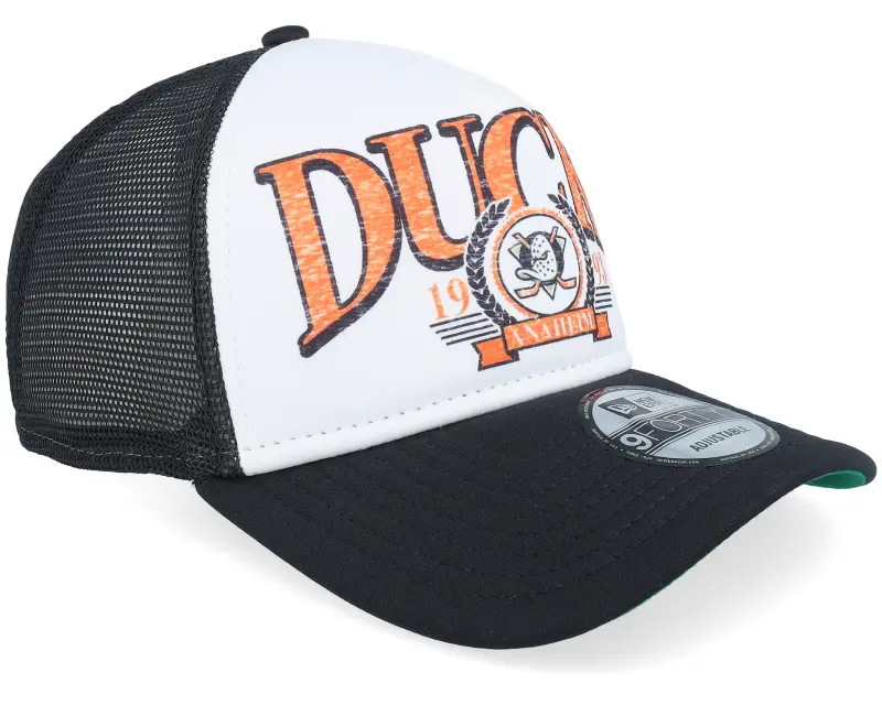 New Era Anaheim Ducks 9FORTY White/Black A-frame Trucker online