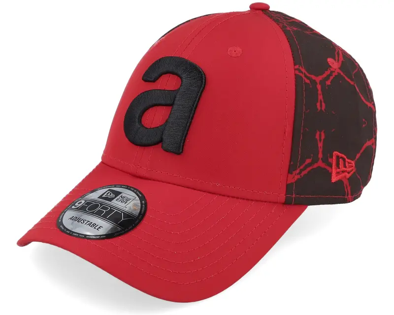 New Era Aprilia Crackle Print 9FORTY Scarlet/Black Adjustable online