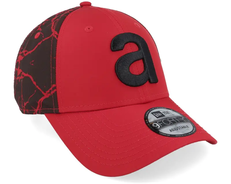 New Era Aprilia Crackle Print 9FORTY Scarlet/Black Adjustable online