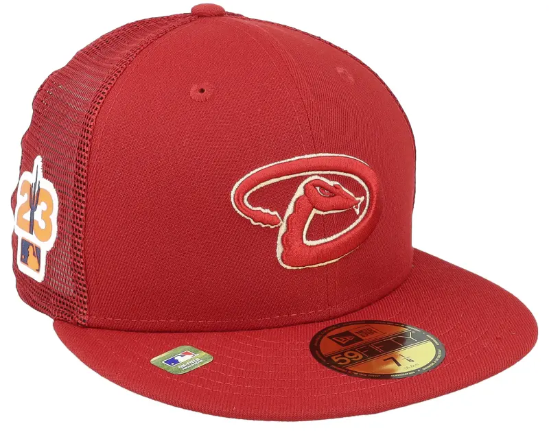 New Era Arizona Diamondbacks 59FIFTY MLB Spring Training 23 Red Mesh Fitted online
