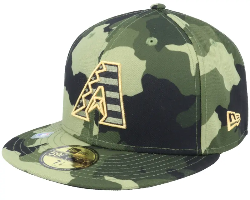 New Era Arizona Diamondbacks Armed Forces Day 59FIFTY Camo Fitted online