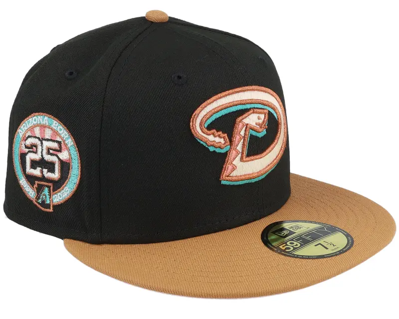 New Era Arizona Diamondbacks Autumn Ridge 59FIFTY Aridiaco 25yrs Black/Peanut Fitted online