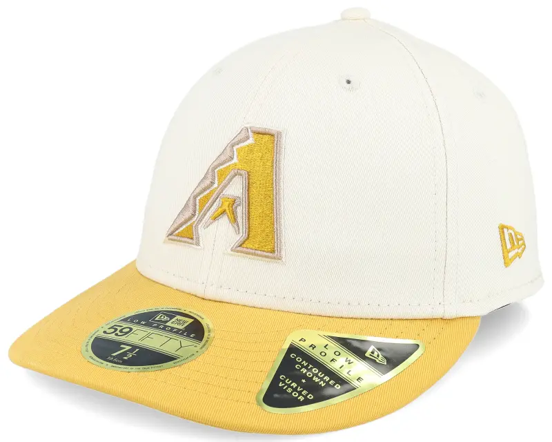 New Era Arizona Diamondbacks Seasonal World Series 59FIFTY Low Profile Natural/Yellow Fitted online