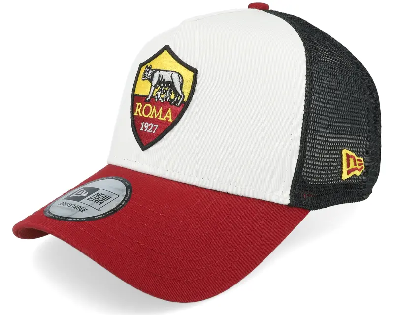 New Era AS Roma Core White/Burgundy/Black A-frame Trucker online