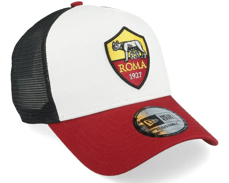 New Era AS Roma Core White/Burgundy/Black A-frame Trucker online