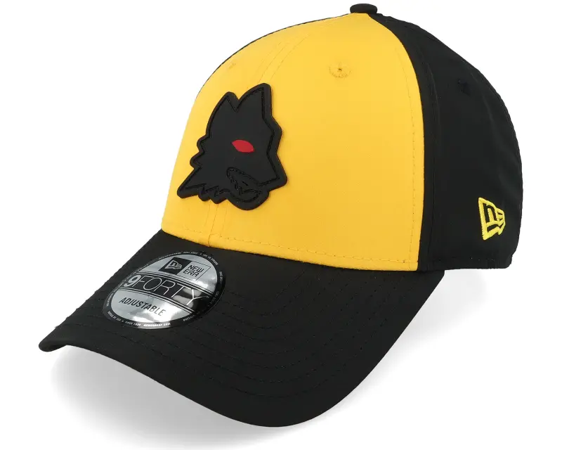 New Era AS Roma Rubber Wolf 9FORTY Yellow/Black Adjustable online