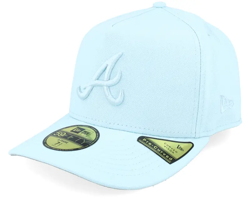 New Era Atlanta Braves 59FIFTY Color Pack Pastel Light Blue A-frame Fitted online