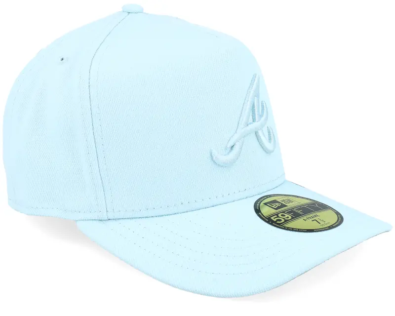New Era Atlanta Braves 59FIFTY Color Pack Pastel Light Blue A-frame Fitted online