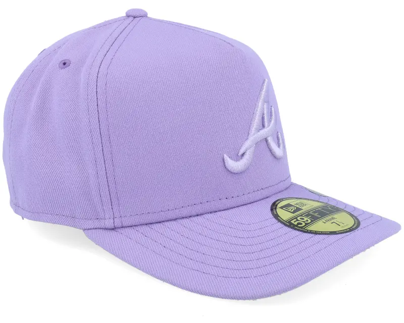 New Era Atlanta Braves 59FIFTY Color Pack Purple A-frame Fitted online