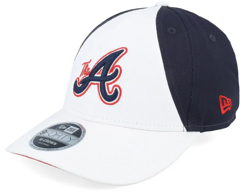 New Era Atlanta Braves 9FORTY M-Crown Triangle G1 White/Navy Adjustable online