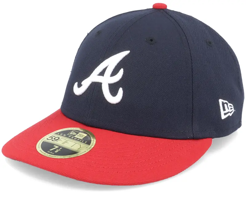 New Era Atlanta Braves Authentic On-Field 59FIFTY Low Profile Navy/Red Fitted online
