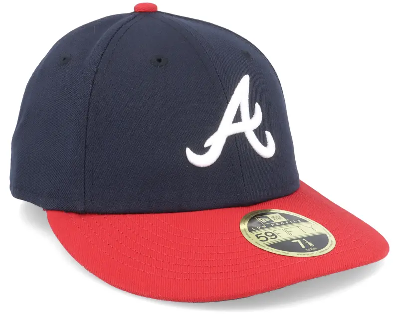 New Era Atlanta Braves Authentic On-Field 59FIFTY Low Profile Navy/Red Fitted online
