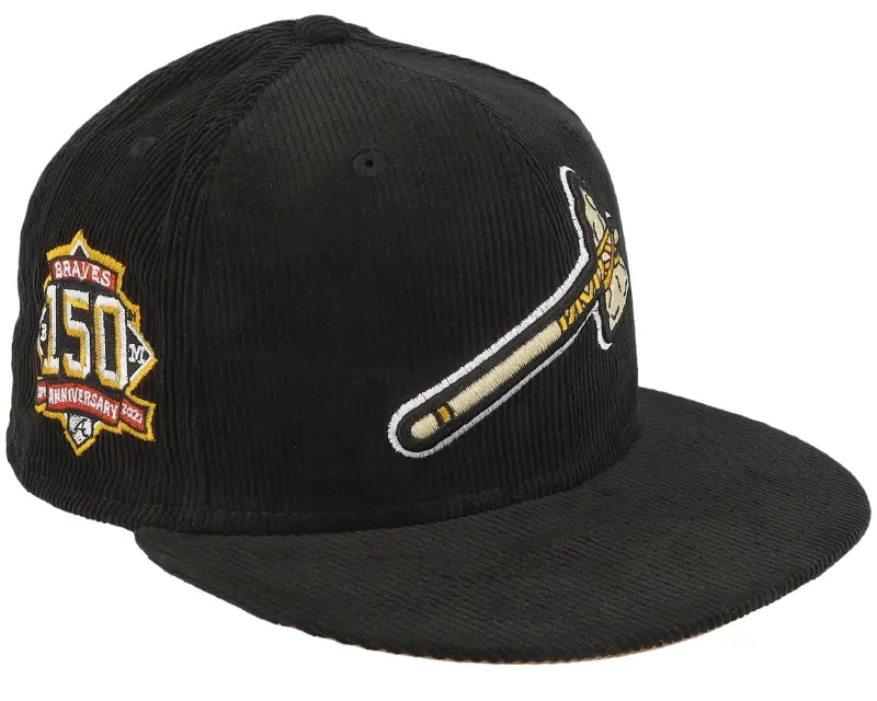 New Era Atlanta Braves Caramel Cord 59FIFTY Black Fitted online